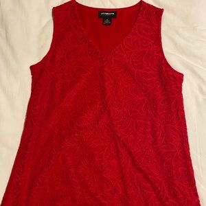 Red Tank Blouse